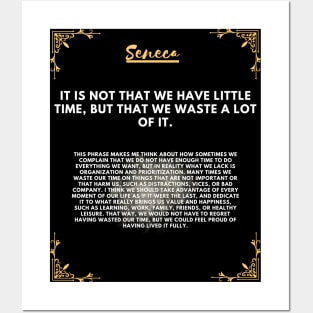 Seneca: the philosopher who invites you to make the most of your time Posters and Art